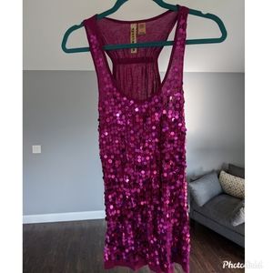 Sequins tank top